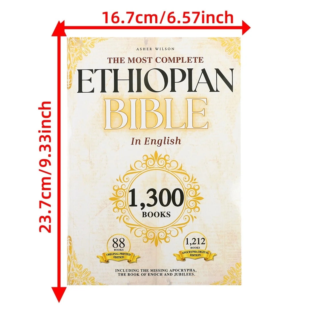 THE COMPLETE ETHIOPIAN BIBLE IN ENGLISH Illustrated - 1300 Books