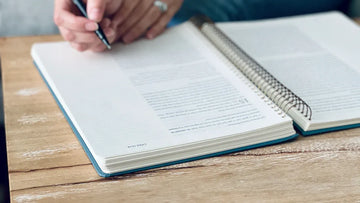 Simple Prayer Guide for Busy People using a Devotion Notebook