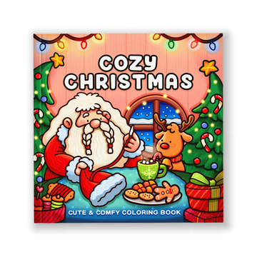 Cozy Christmas: Coloring Book for Adults and Kids