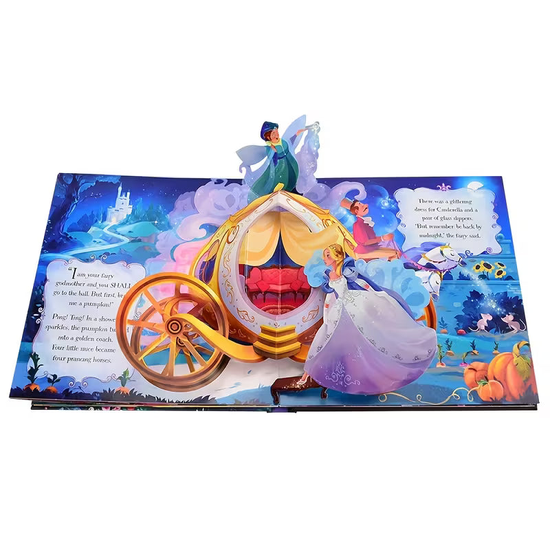 Pop-Up Story Books for Kids, 3D Interactive Fairy Tales & Animal Picture Books