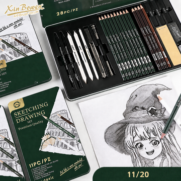Professional Iron Box Artist Sketching Set丨Easy Drawing Kit