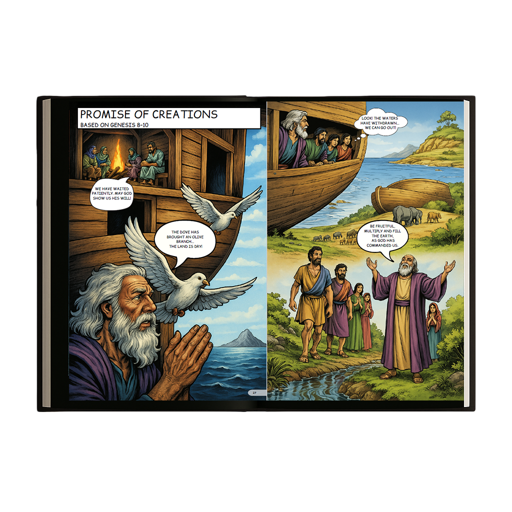 The Comic Bible –  The Word of God, Full-Color Stories