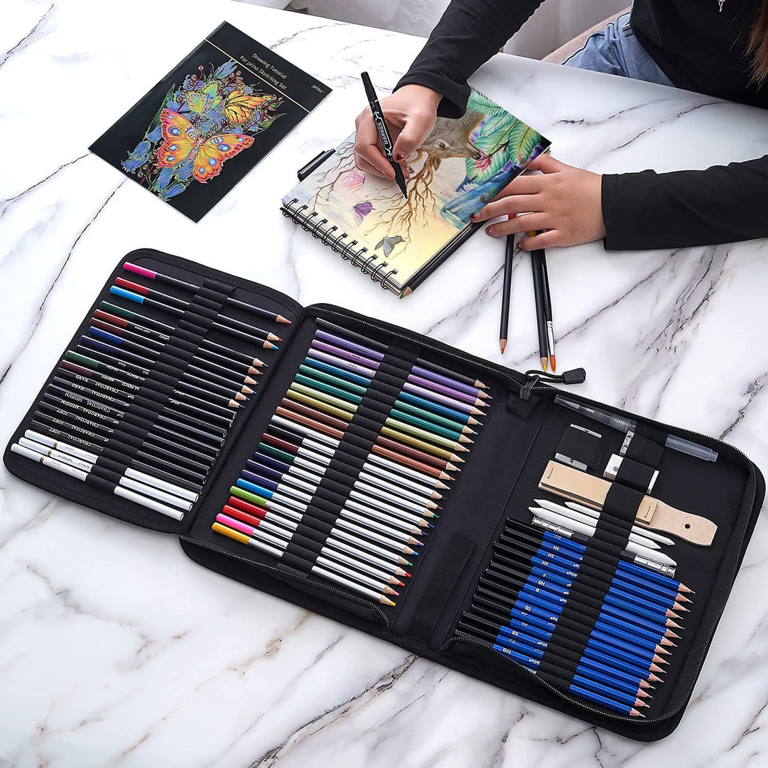 Artist Sketching & Watercolor Set