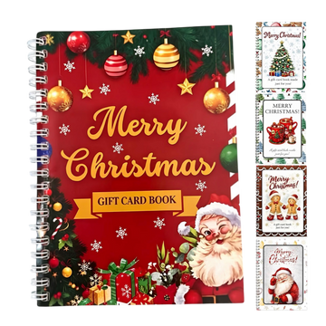 Christmas Gift Card Book, DIY Holiday Gift Card Holder Booklet