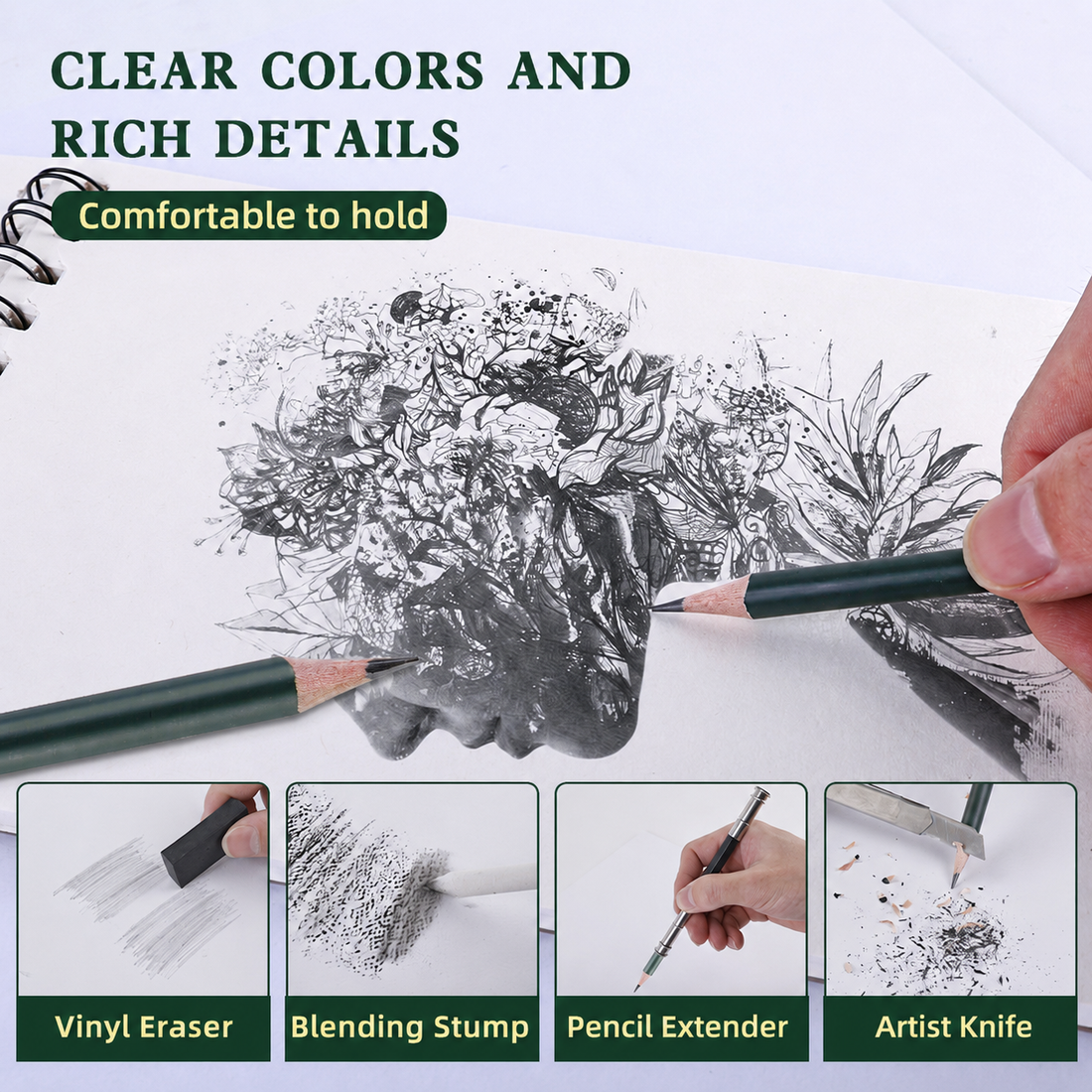 Professional Iron Box Artist Sketching Set丨Easy Drawing Kit