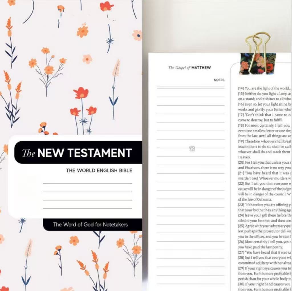 World English Bible (WEB) New Testament | Wide Margin Study & Journaling Bible