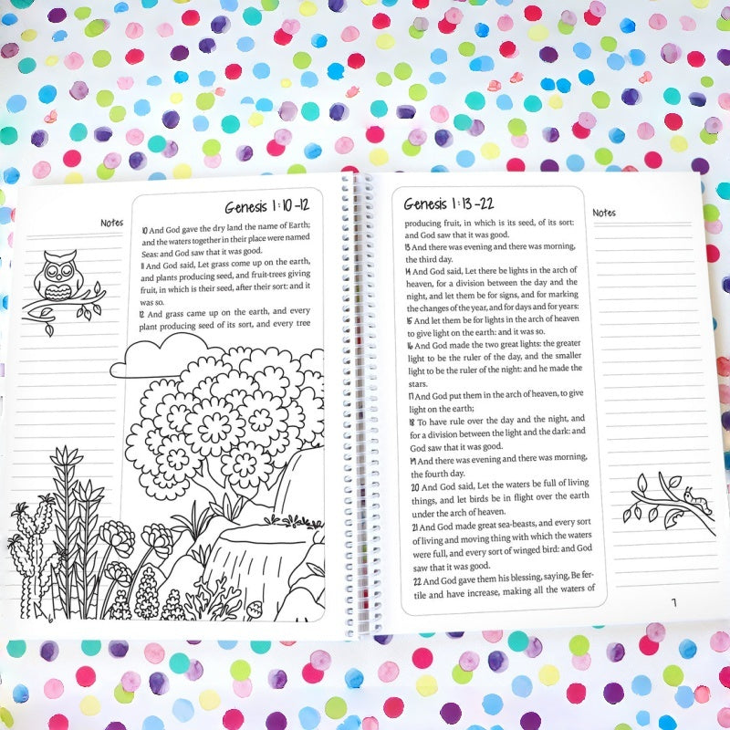 Bible for Kids- Book of Genesis (Easy-to-Read, Write & Color Edition)