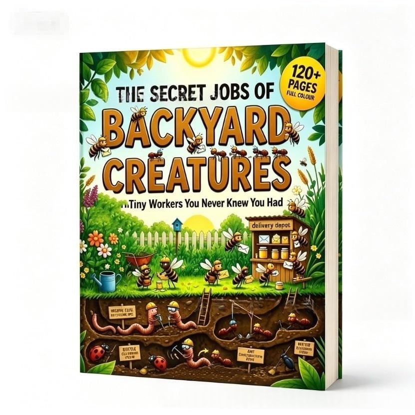 The Secret Jobs of Backyard Creatures for Kids – Fun Nature Book for Curious Young Explorers