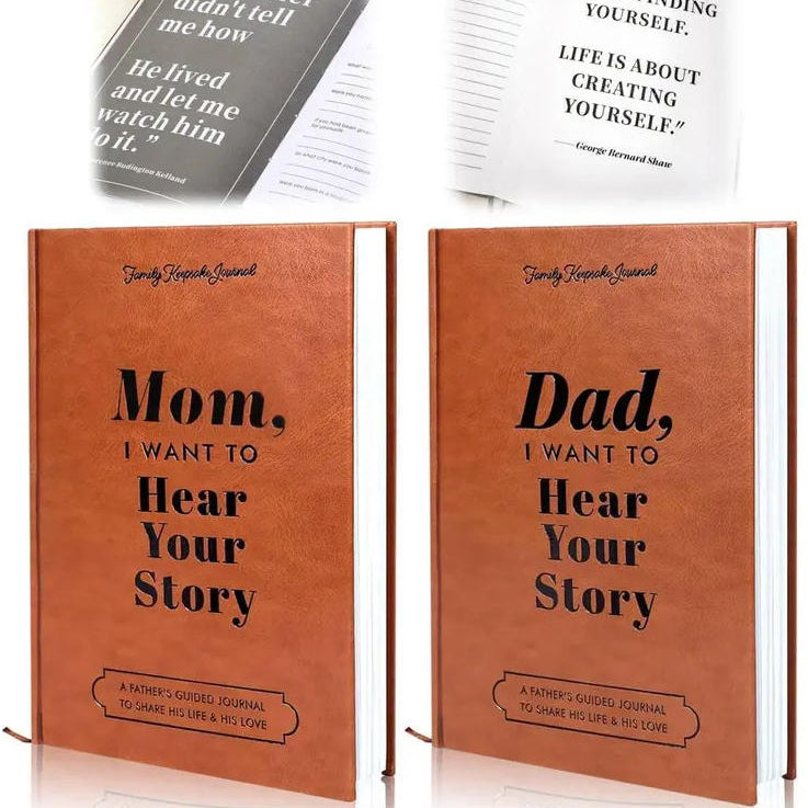 Mom and Dad, I want to hear your stories, guide meaningful diaries（HardCover)