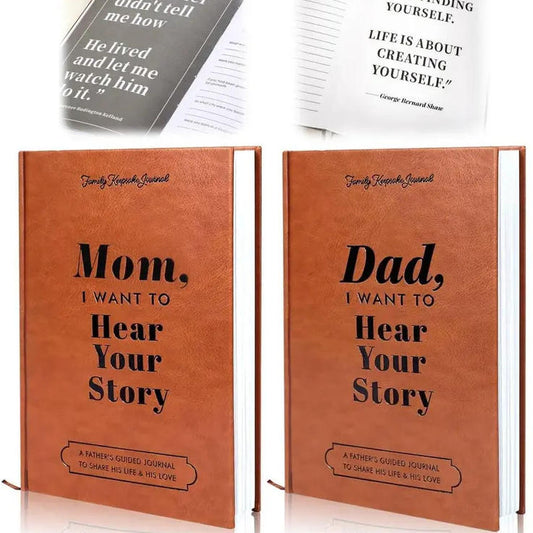 Mom and Dad, I want to hear your stories, guide meaningful diaries（HardCover)