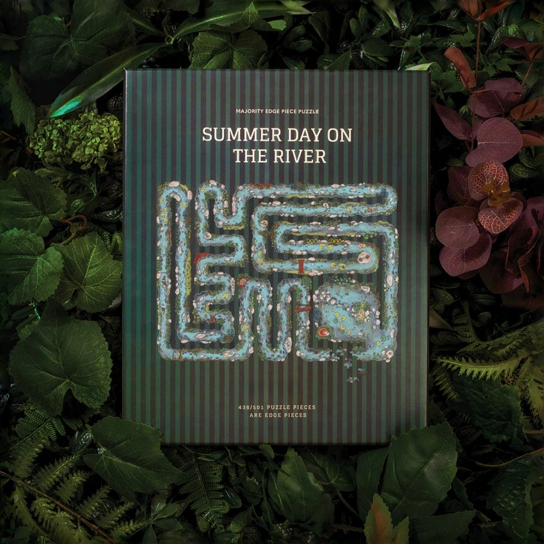 Summer Day on the River – 408 Edge Pieces Puzzle (Out of 512)