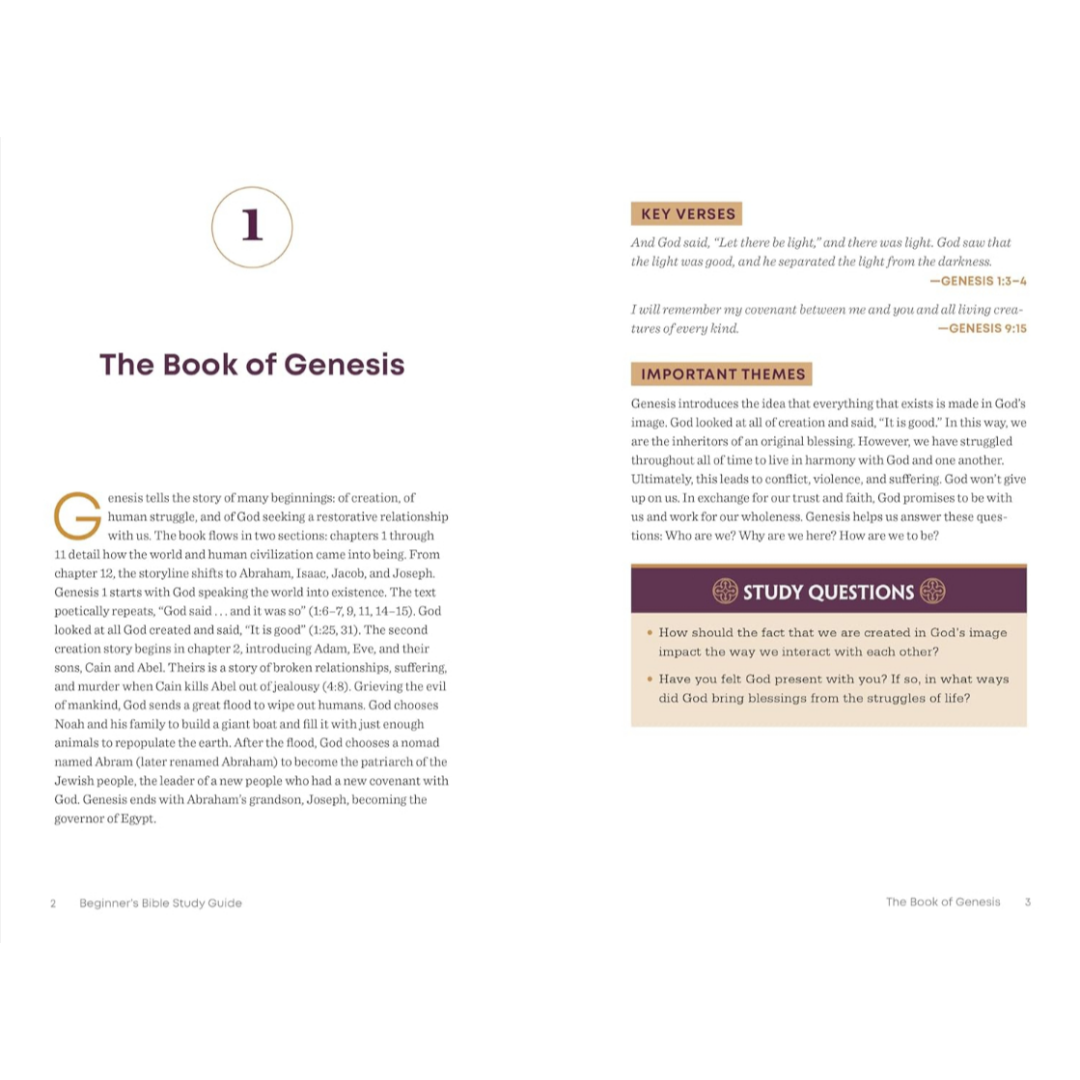 The Beginner's Bible Study Guide (Spiral Bound)