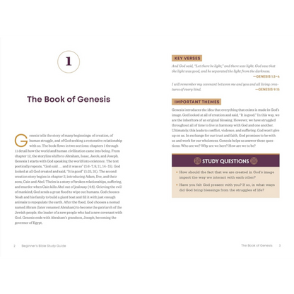 The Beginner's Bible Study Guide (Spiral Bound)