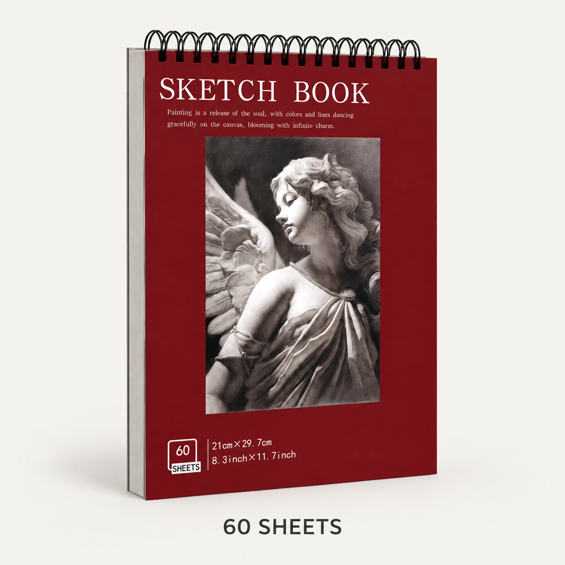 A4 Spiral Blank Sketchbook – Take Your Skills Further, Create Freely