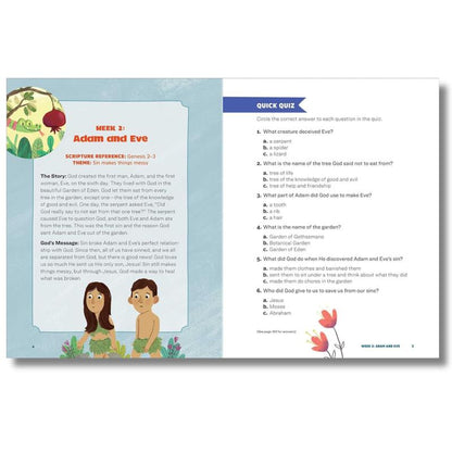 Bible Study Workbook for Kids: Lessons, Activities, Quizzes, and Questions to Deepen Your Faith