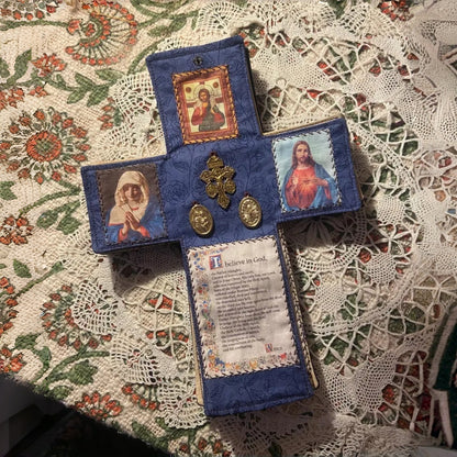 Handmade Catholic Pocket Altar for Daily Prayer