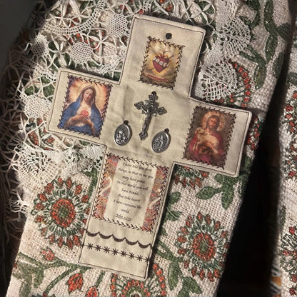 Handmade Catholic Pocket Altar for Daily Prayer