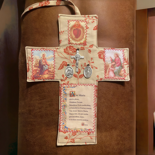 Handmade Catholic Pocket Altar for Daily Prayer