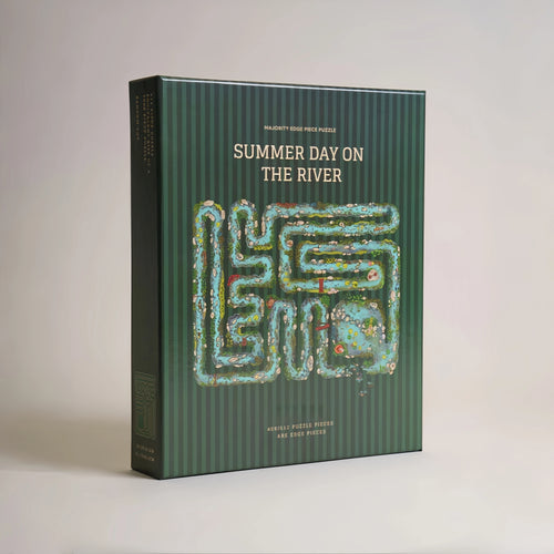 Summer Day on the River – 408 Edge Pieces Puzzle (Out of 512)