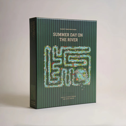 Summer Day on the River – 408 Edge Pieces Puzzle (Out of 512)